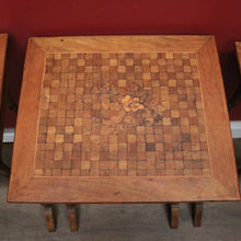 Load image into Gallery viewer, Antique French Walnut Nest of Tables, also known as Nesting or Stacking Tables. B12234
