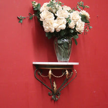 Load image into Gallery viewer, French Wall Hanging Hand-forged Iron and Marble Statue Holder or Wall Bracket. B12235
