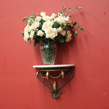 Load image into Gallery viewer, French Wall Hanging Hand-forged Iron and Marble Statue Holder or Wall Bracket. B12235
