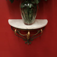 Load image into Gallery viewer, French Wall Hanging Hand-forged Iron and Marble Statue Holder or Wall Bracket. B12235
