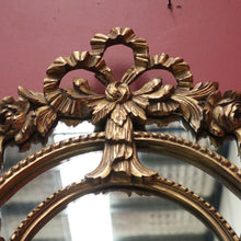 Load image into Gallery viewer, French Wall Hanging Mirror with a Heavily Ornate Gilt Frame. B12000
