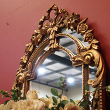 Load image into Gallery viewer, French Wall Hanging Mirror with a Heavily Ornate Gilt Frame. B12000
