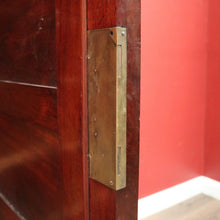 Load image into Gallery viewer, Antique French Walnut and Mirror Linen Press or Hall Cabinet with Mirror Door. B12238
