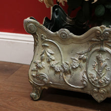 Load image into Gallery viewer, Antique French Jardinière, Shell Handle Pot Plant, Pot Planter Garden Pot Holder B11127
