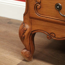 Load image into Gallery viewer, x SOLD Vintage Chest of Drawers, French Oak 3 Drawer Chest, Bedside, Hall Cupboard B10515
