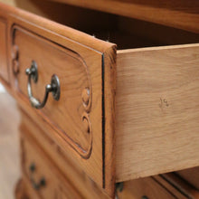 Load image into Gallery viewer, x SOLD Vintage Chest of Drawers, French Oak 3 Drawer Chest, Bedside, Hall Cupboard B10515
