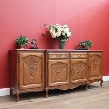 Load image into Gallery viewer, x SOLD Antique French Sideboard, French Oak Four Door Two Drawer Sideboard Cabinet B11075
