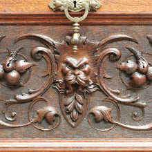 Load image into Gallery viewer, x SOLD Antique English Sideboard, Mirror Back Sideboard Cabinet. B10652
