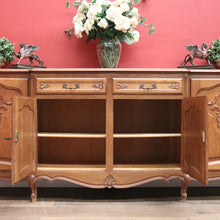 Load image into Gallery viewer, x SOLD Antique French Sideboard, French Oak Four Door Two Drawer Sideboard Cabinet B11075
