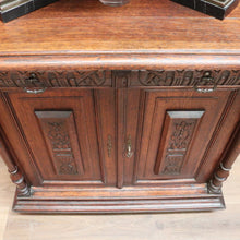 Load image into Gallery viewer, x SOLD Antique French Farmhouse Oak Sideboard, Hall Cabinet, Two Drawer Drinks Cabinet B11114
