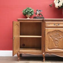 Load image into Gallery viewer, x SOLD Antique French Sideboard, French Oak Four Door Two Drawer Sideboard Cabinet B11075
