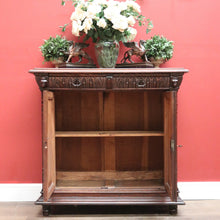 Load image into Gallery viewer, x SOLD Antique French Farmhouse Oak Sideboard, Hall Cabinet, Two Drawer Drinks Cabinet B11114
