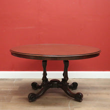 Load image into Gallery viewer, x SOLD Antique Australian Cedar Oval Table, Dining Table, Glass Top Kitchen, Hall Table B11099
