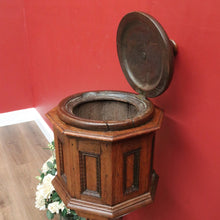 Load image into Gallery viewer, x SOLD Antique French Oak Baptismal Font.  Antique French Church Gothic Baptism Font.   B11030

