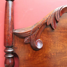 Load image into Gallery viewer, x SOLD Antique Australian Cedar Single Carved Bed, Head, Foot and rails B10732
