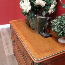 Load image into Gallery viewer, x SOLD Antique French Chest of Drawers, French Oak Hall Cabinet, Foyer Entry Cupboard B10663
