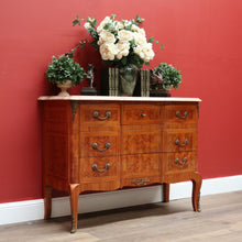 Load image into Gallery viewer, x SOLD Antique French Chest of Drawers with Marble Top, Hall Cabinet Cupboard Sideboard B10570
