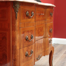 Load image into Gallery viewer, x SOLD Antique French Chest of Drawers with Marble Top, Hall Cabinet Cupboard Sideboard B10570
