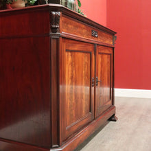 Load image into Gallery viewer, x SOLD Antique French Mahogany Sideboard, Hall Cabinet Cupboard with Single Drawer B10324
