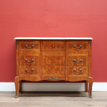 Load image into Gallery viewer, x SOLD Antique French Chest of Drawers with Marble Top, Hall Cabinet Cupboard Sideboard B10570
