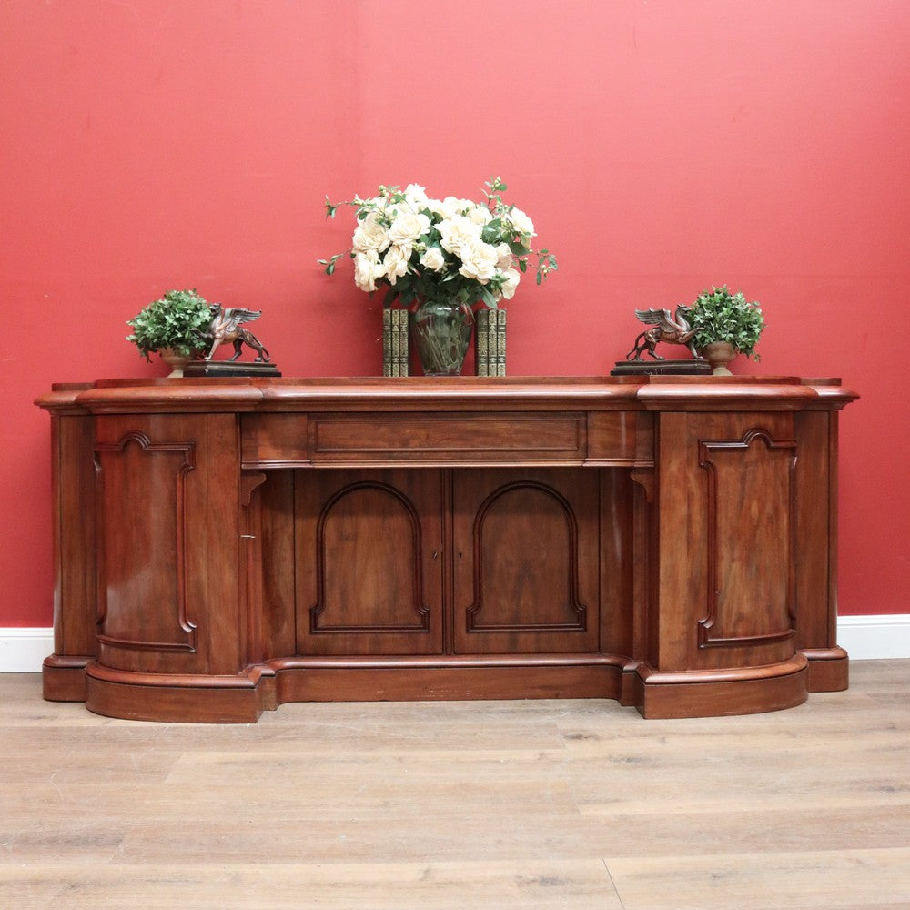 x SOLD Grand and Impressive English Mahogany Sideboard, Inverted Breakfront Sideboard B11211