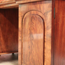 Load image into Gallery viewer, Antique English Mahogany Sideboard Antique Inverted Twin Pedestal Sideboard B10984
