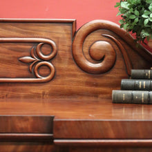 Load image into Gallery viewer, Antique English Mahogany Sideboard Antique Inverted Twin Pedestal Sideboard B10984
