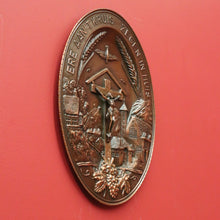 Load image into Gallery viewer, x SOLD Large Copper Hanging Plaque Of Christ, 3D Copper Religious Home Blessing Plate B10819
