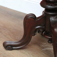 Load image into Gallery viewer, x SOLD Antique English Lamp Table, Twist Top Drop Leaf or Drop Side Sofa Hall Table. B11287
