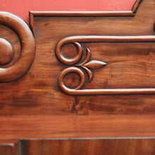 Load image into Gallery viewer, Antique English Mahogany Sideboard Antique Inverted Twin Pedestal Sideboard B10984
