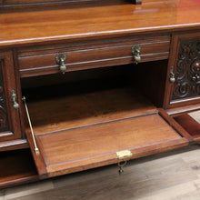 Load image into Gallery viewer, x SOLD Antique English Sideboard, Mirror Back Sideboard Cabinet. B10652
