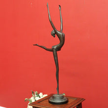 Load image into Gallery viewer, x SOLD Vintage French Ballerina, Bronze and Marble Statue B10545
