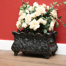 Load image into Gallery viewer, x SOLD Antique French Jardinière, Planter Plant Pot Antique Cast Iron Flower Pot Holder B10771
