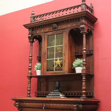 Load image into Gallery viewer, Antique French Oak Sideboard, China Cabinet, or Bookcase, Hall Cupboard B10861
