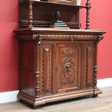 Load image into Gallery viewer, Antique French Oak Sideboard, China Cabinet, or Bookcase, Hall Cupboard B10861
