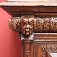 Load image into Gallery viewer, Antique French Oak Sideboard, China Cabinet, or Bookcase, Hall Cupboard B10861
