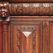 Load image into Gallery viewer, Antique French Oak Sideboard, China Cabinet, or Bookcase, Hall Cupboard B10861
