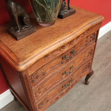 Load image into Gallery viewer, x SOLD Vintage French Hall Chest, Bedside Chest of Drawers, Brass Handles, Lamp Table B10148
