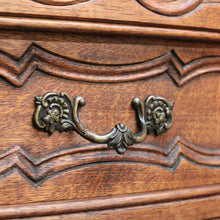 Load image into Gallery viewer, x SOLD Vintage French Hall Chest, Bedside Chest of Drawers, Brass Handles, Lamp Table B10148
