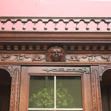 Load image into Gallery viewer, Antique French Oak Sideboard, China Cabinet, or Bookcase, Hall Cupboard B10861
