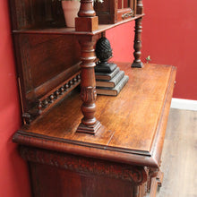 Load image into Gallery viewer, Antique French Oak Sideboard, China Cabinet, or Bookcase, Hall Cupboard B10861
