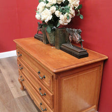 Load image into Gallery viewer, x SOLD Antique French Chest of Drawers, Light Oak Chest of Three Drawers, Hall Cabinet B10921
