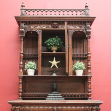 Load image into Gallery viewer, Antique French Oak Sideboard, China Cabinet, or Bookcase, Hall Cupboard B10861
