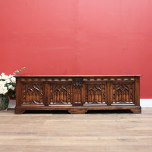 Load image into Gallery viewer, Antique French Coffer, Blanket Box, Storage Box, Marriage Chest, or Hall Seat B11128
