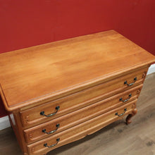 Load image into Gallery viewer, x SOLD Antique French Chest of Drawers, Light Oak Chest of Three Drawers, Hall Cabinet B10921
