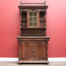 Load image into Gallery viewer, Antique French Oak Sideboard, China Cabinet, or Bookcase, Hall Cupboard B10861
