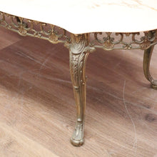 Load image into Gallery viewer, x SOLD Vintage Italian Coffee Table, Gilt Brass and Marble Top Coffee Table, Side Table B11048
