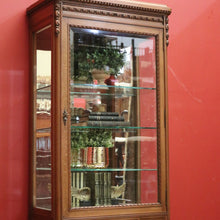 Load image into Gallery viewer, x SOLD Antique French China Cabinet, Glass and Walnut Antique French Display Cupboard B11141
