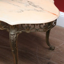 Load image into Gallery viewer, x SOLD Vintage Italian Coffee Table, Gilt Brass and Marble Top Coffee Table, Side Table B11048
