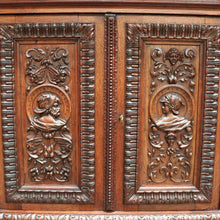 Load image into Gallery viewer, SALE Antique French 19th Century Oak Gothic Revival, Sacrament Church Court Cabinet B10697
